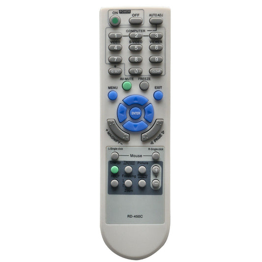 RD-450C Remote Control Replacement for NEC Projector RD-448E RD-443E