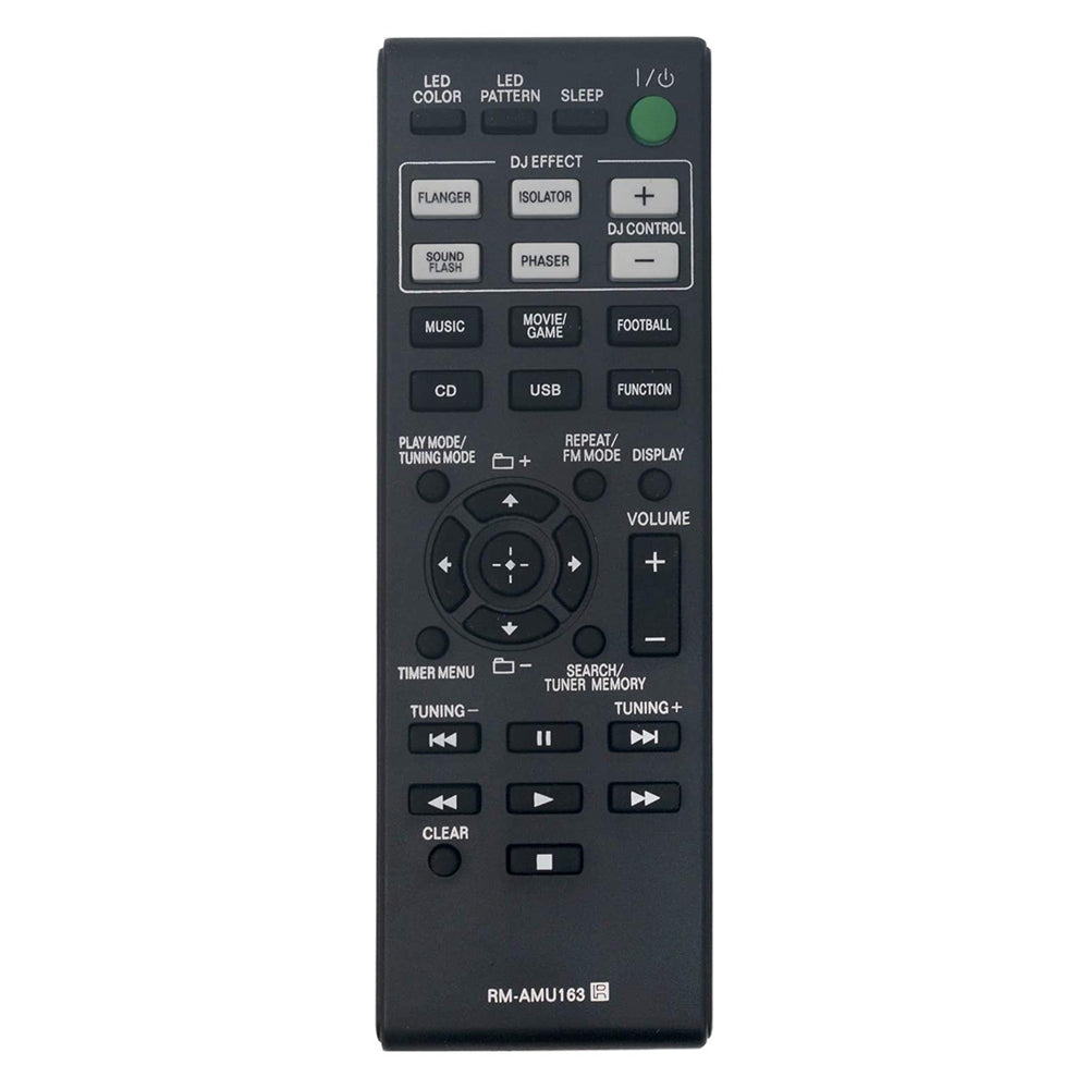 RM-AMU163 Remote Replacement for Sony Home Audio System