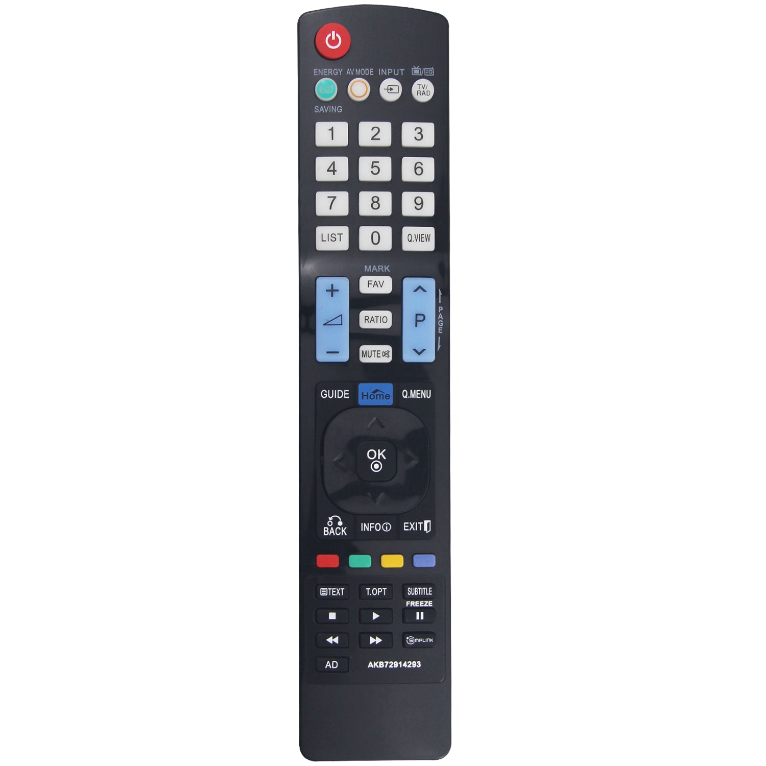 AKB72914293 Remote control Replacement for LG TV AKB72914296 AKB72914295