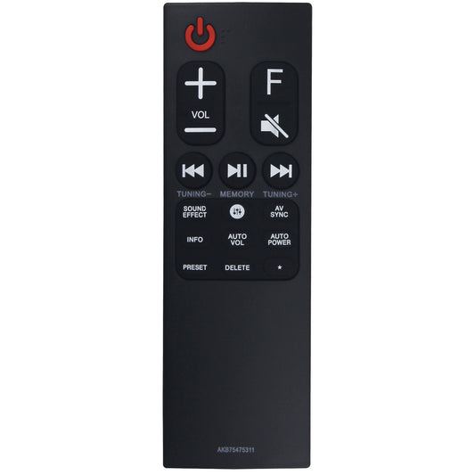 AKB75475311 Remote Control Replacement for LG Sound Bar SK6RF SK6FF