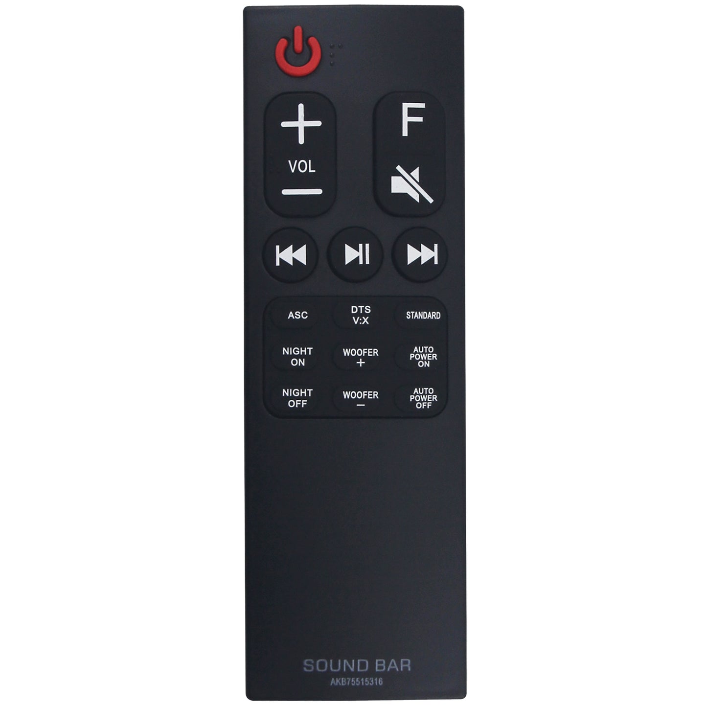AKB75515316 Remote Control Replacement for LG Soundbar DSH5 SH3B SH3K SH4