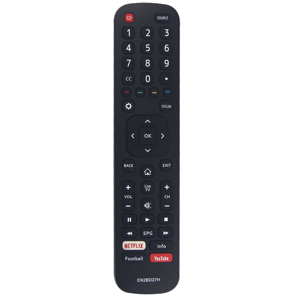 EN2BD27H Remote Control Replacement for Hisense Smart LCD TV 43A5605 39A5605