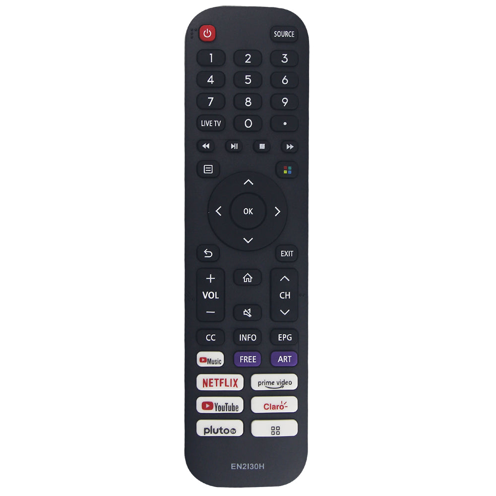EN2I30H Remote Control Replacement for Hisense 4K UHD LED Smart TV