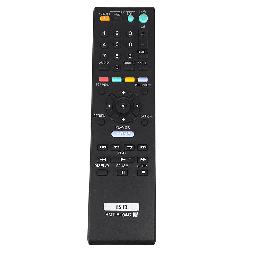 RMT-B104C Remote Control Replacement for Sony Blu-Ray Player