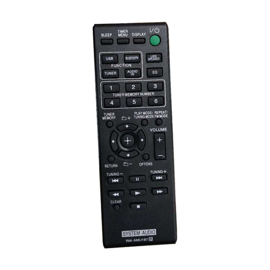 RM-AMU187 Remote Replacement for Sony Personal Audio System GTK-N1BT