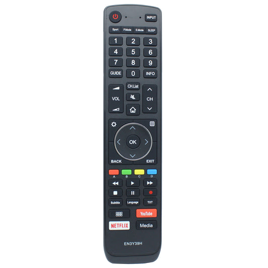 EN3Y39H Remote Replacement for Hisense TV HSL11929HDIP HSLC5533HDI