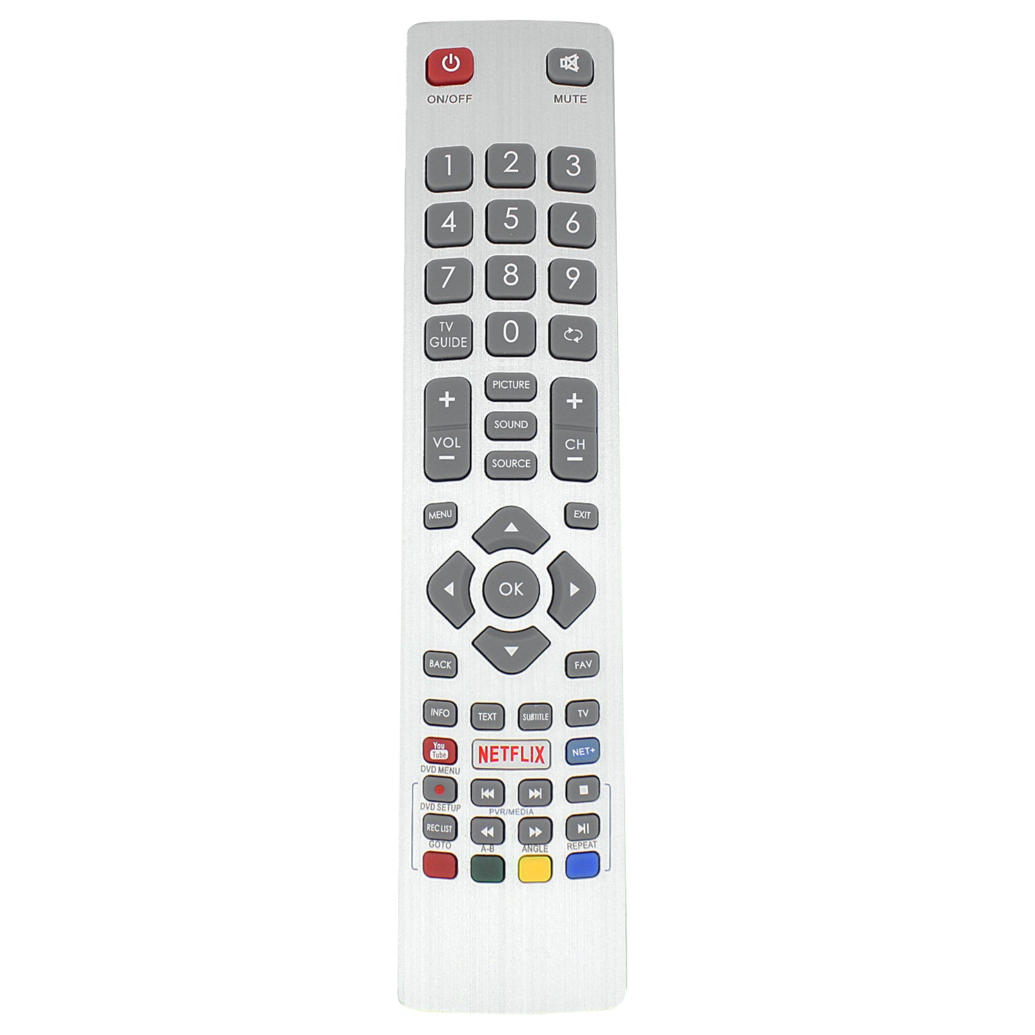 Remote Replacement for Sharp LC-43CFE6131K LC43CFE6131K lc-43cfe6131k TV