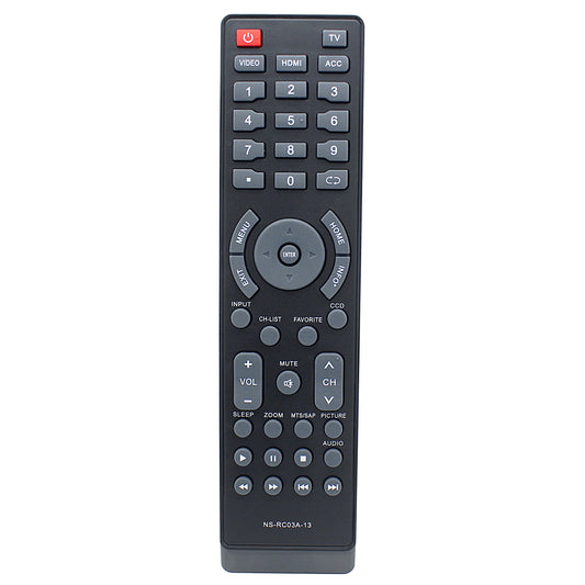 NS-RC03A-13 Remote Control Replacement Insignia TV NS-55L260A13