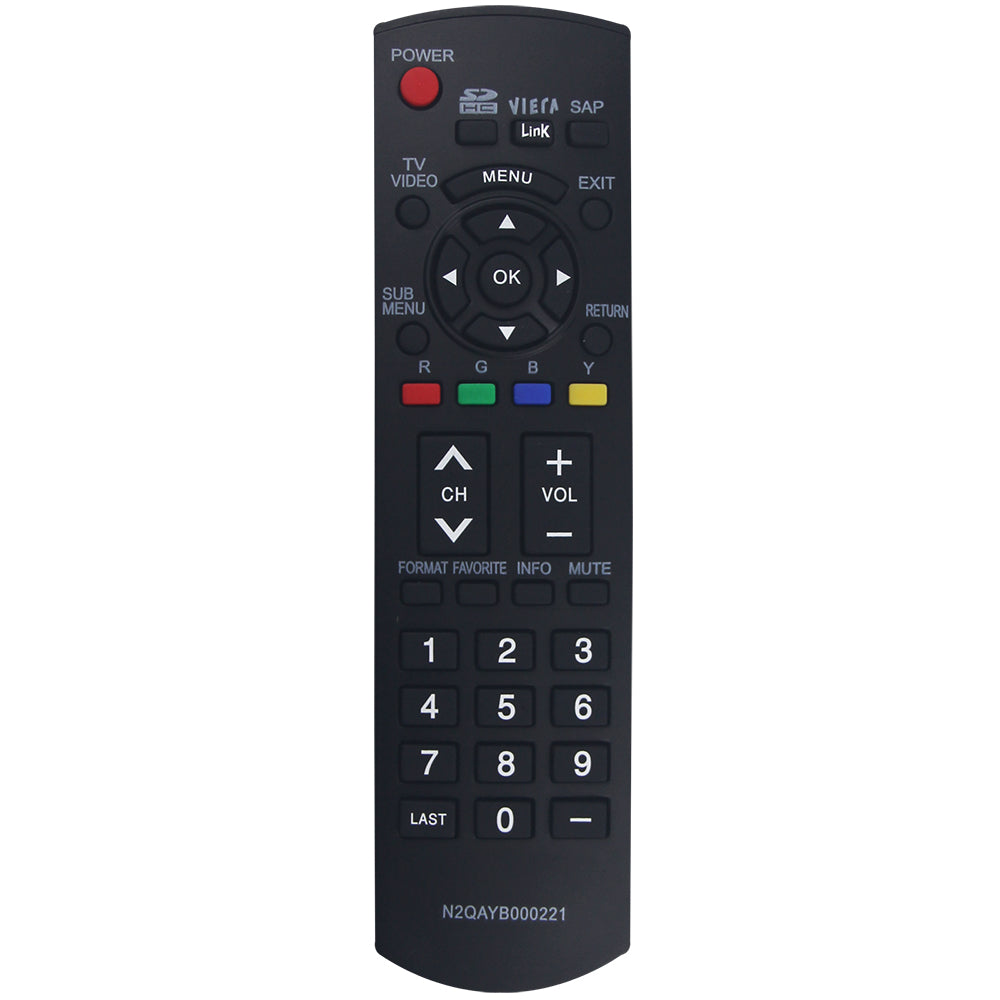 N2QAYB000221 Remote Control Replacement for Panasonic Plasma TV TH-42PX80U