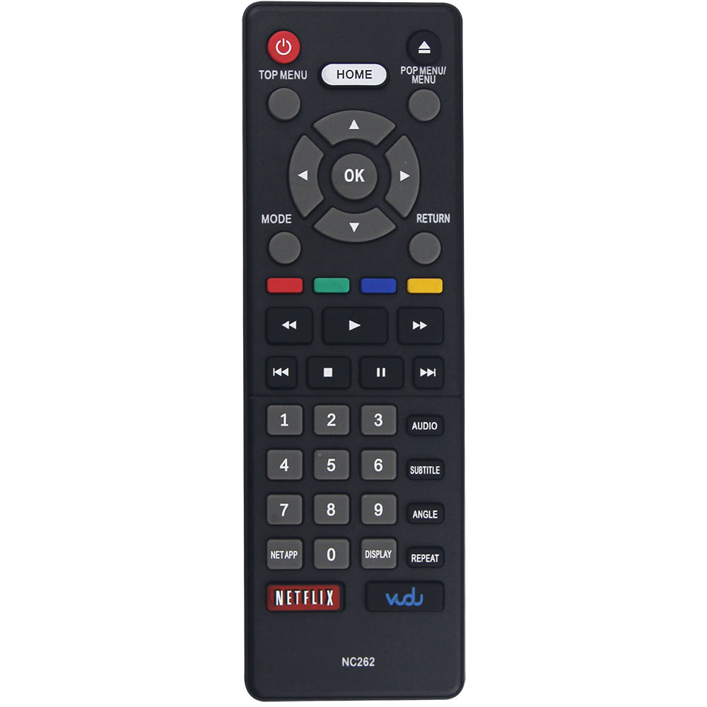 NC262 Remote Control Replacement for Magnavox Blu-ray Disc DVD Player