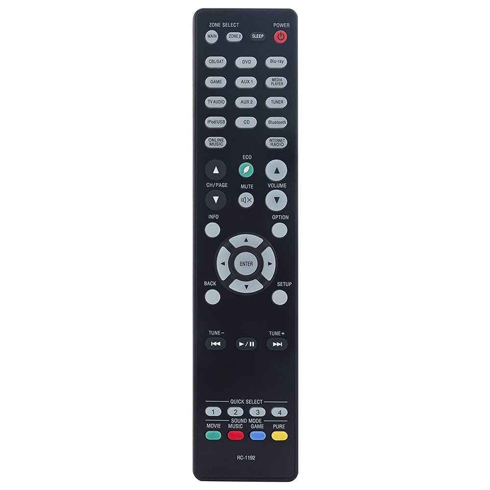 RC-1192 Remote Replacement for Denon AV Receiver