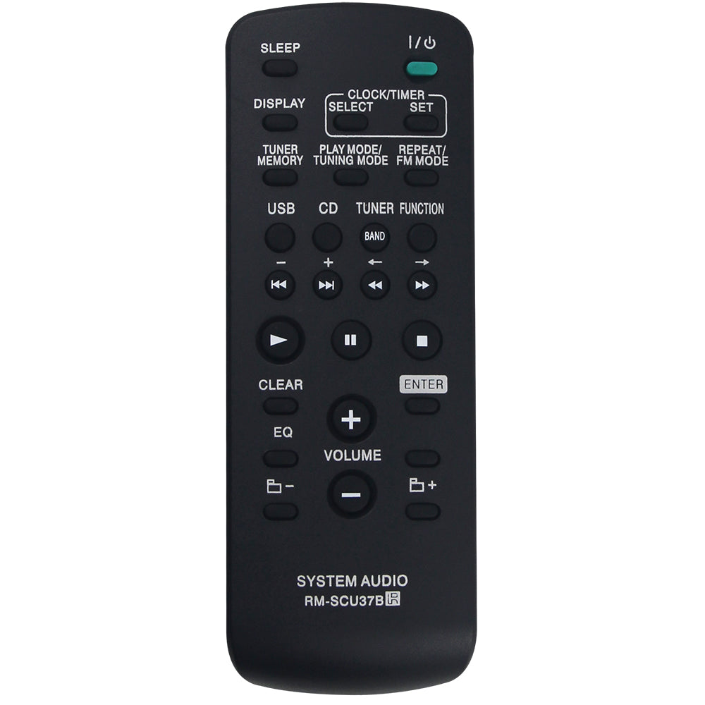 RM-SCU37B Remote Control Replacement for Sony Audio System CMT-BX30R