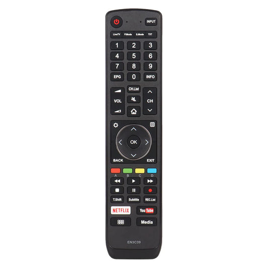 EN3C39 Remote Replacement for Hisense Smart TV 55N8700UW 65N8700UWG