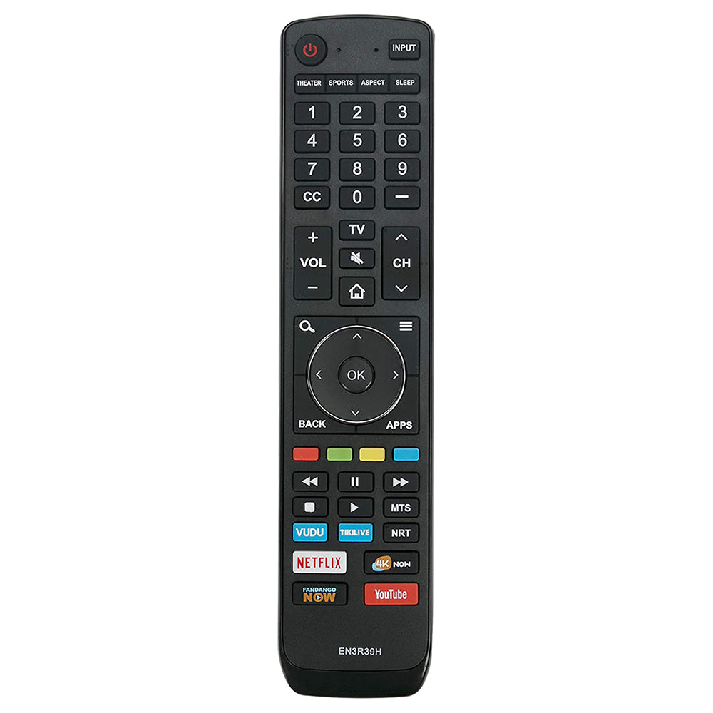 EN3R39H Remote Replacement for Hisense Sharp Smart 4K LED TV
