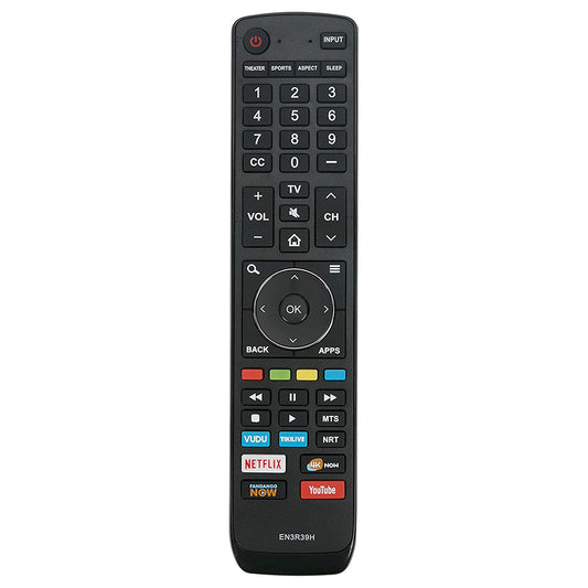 EN3R39H Remote Replacement for Hisense Sharp Smart 4K LED TV