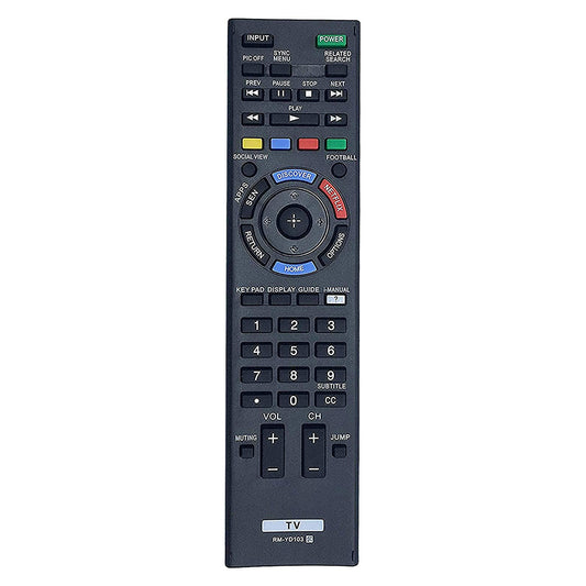 RM-YD103 Remote Replacement For Sony LCD TV KDL-50W700B