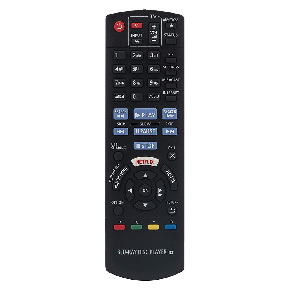N2QAYB001027 Remote Control Replacement for Panasonic Blu-ray Disc Player