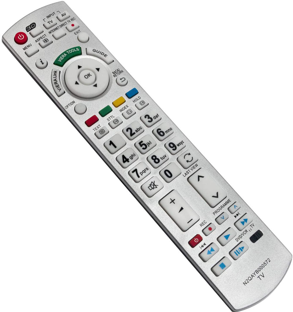 N2QAYB000572 Remote Control Replacement for Panasonic Viera 3D TV