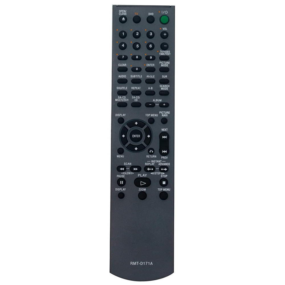 RMT-D171A Remote Replacement for Sony DVD Players Recorders