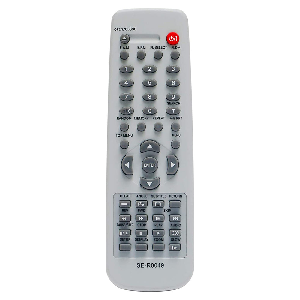 SE-R0049 Remote Replacement for Toshiba DVD Video Player