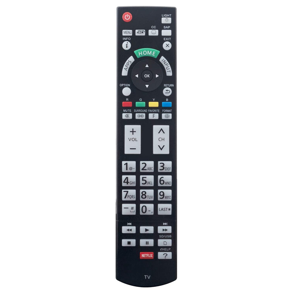 N2QAYB000862 Remote Replacement For Panasonic TV TC-P60ZT60