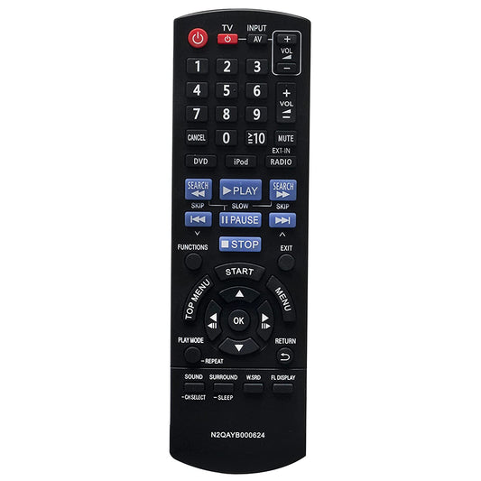 N2QAYB000624 Remote Control Replacement for Panasonic Home Theater System