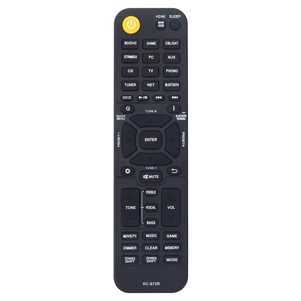 RC-972R Remote Replacement for Onkyo AV Receiver