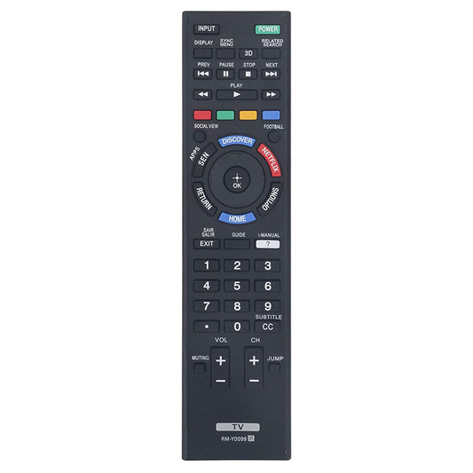 RM-YD099 Remote Replacement for Sony TV KDL-42W805B XBR-49X855B
