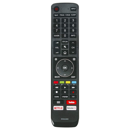 EN3AA39H Remote Replacement for Hisense LCD LED TV H50A6550