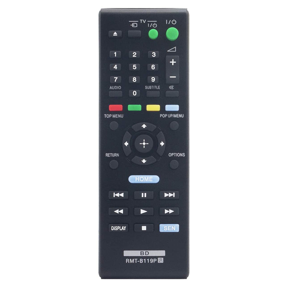RMT-B119P Remote Replacement for Sony Blu-ray Disc DVD Player BD