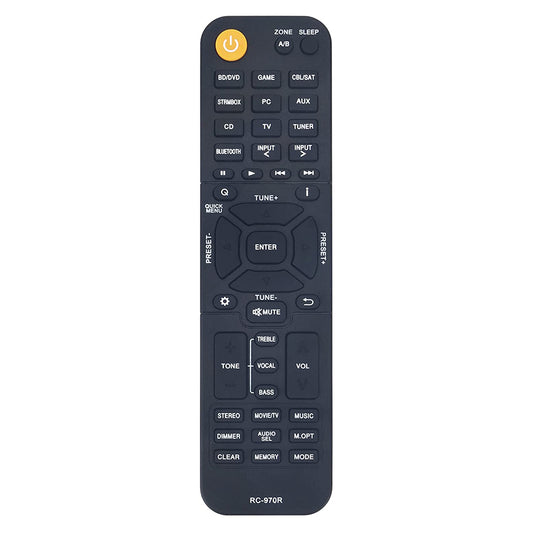 RC-970R Remote Replacement for Onkyo AV Receiver HT-R398 TX-SR393