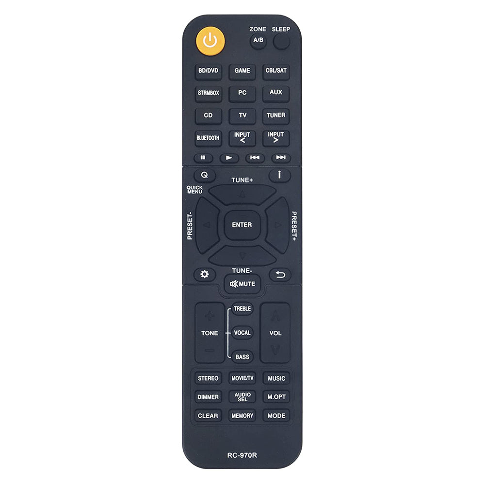 RC-970R Remote Replacement for Onkyo AV Receiver HT-R398 TX-SR393