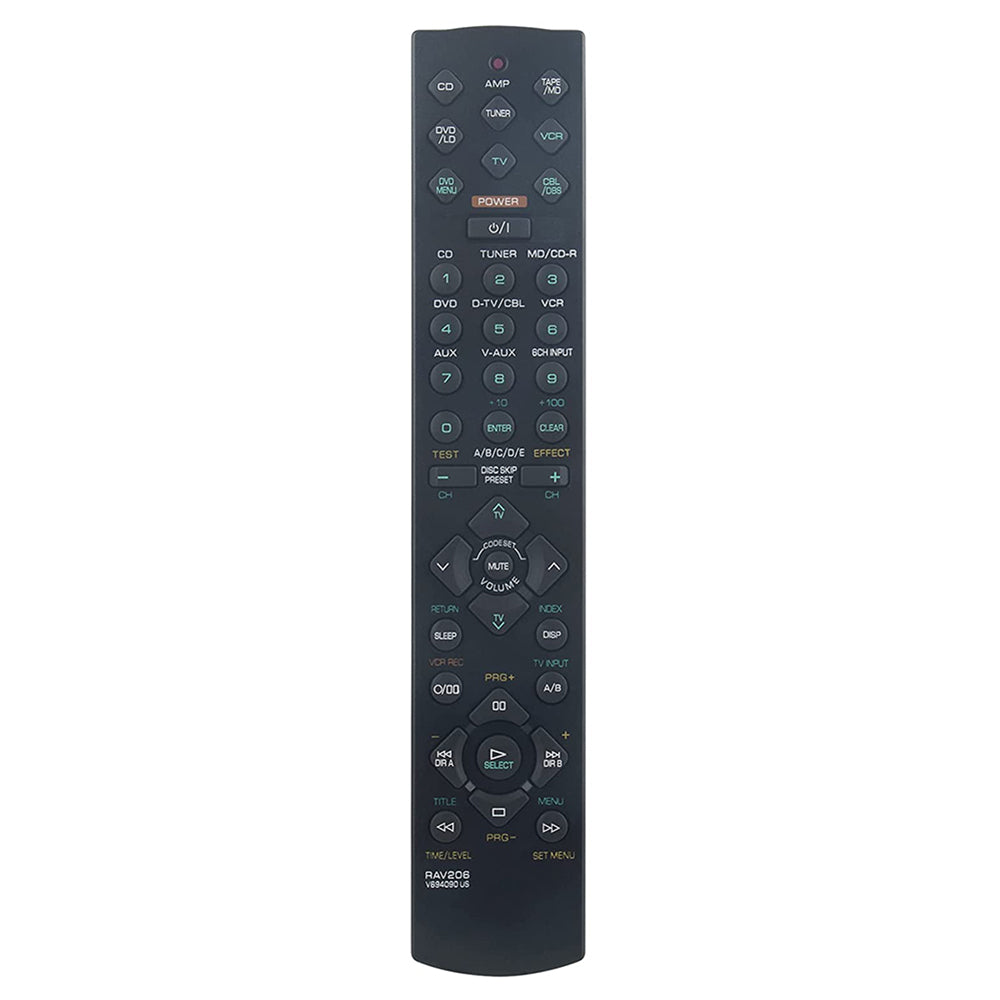 RAV206 V694090US Remote Control Replacement for Yamaha Audio Video Receiver
