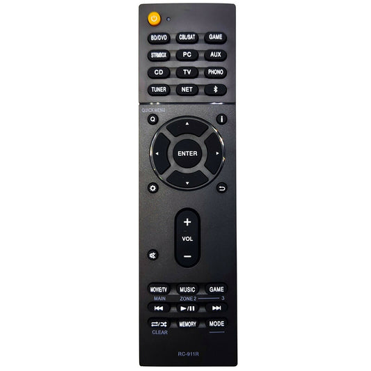 RC-911R Remote Replacement for Onkyo AV Receiver TX-RZ710 TX-RZ720