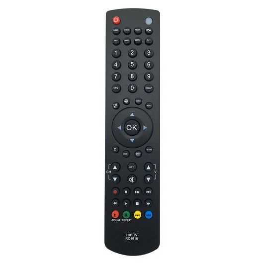 RC1910 Remote Control Replacement for Toshiba Luxor Sharp Sanyo LED TV D32151HD