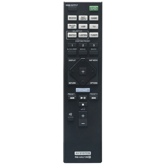 RM-AAU189 Remote Replacement for Sony AV Receiver STR-DN1050 STR-DN850