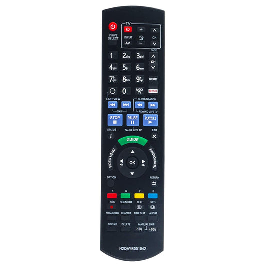 N2QAYB001042 Remote Replacement for Panasonic DVD Blu-Ray Recorder DMR-HWT250