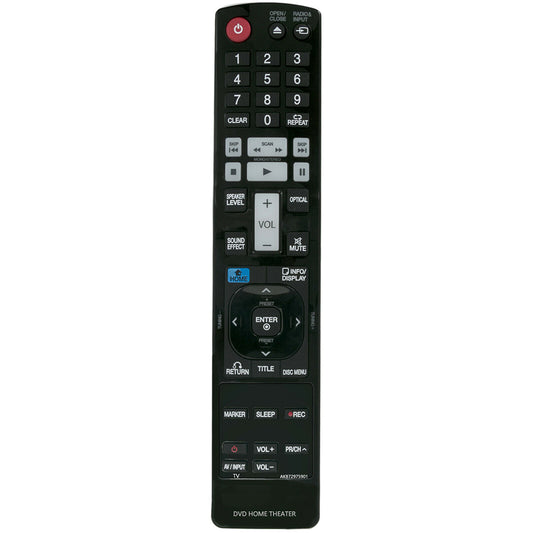 AKB72975901 Remote Replacement for LG DVD Home Theater HT905TAW HT-905TAW