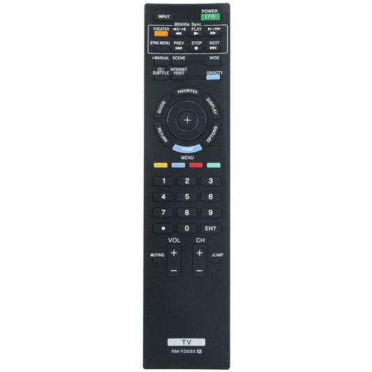 RM-YD033 Remote Replacement for Sony TV KDL-60EX700 KDL-55EX711