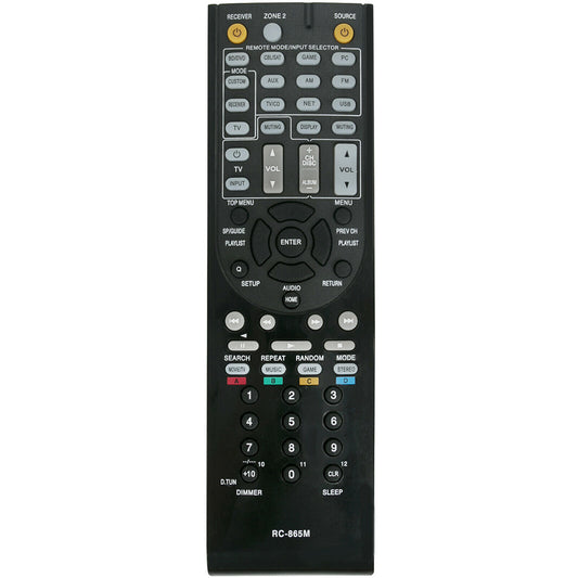 RC-865M RC865M Remote Replacementl for Onkyo AV Receiver TX-NR525 TXNR525
