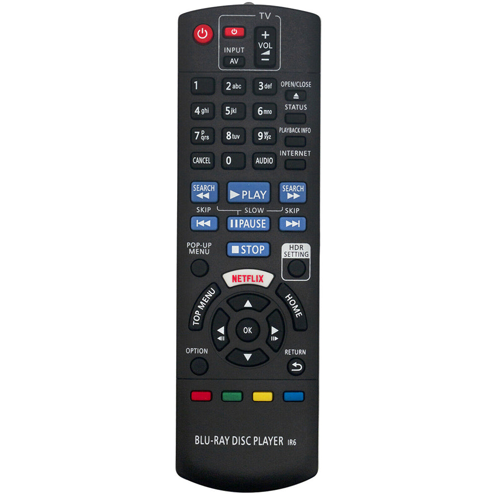 N2QAYB001147 Remote Replacement for Panasonic Blu-Ray Disc Player