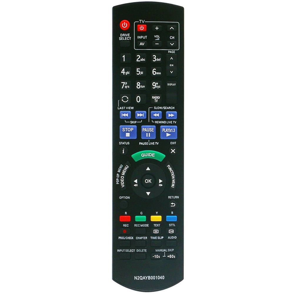 N2QAYB001040 Remote Replacement for Panasonic Blu-Ray Disc Player