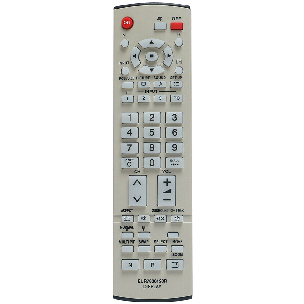 EUR7636120R Remote Replacement for Panasonic TV TH-37PA30 TH-42PV30A
