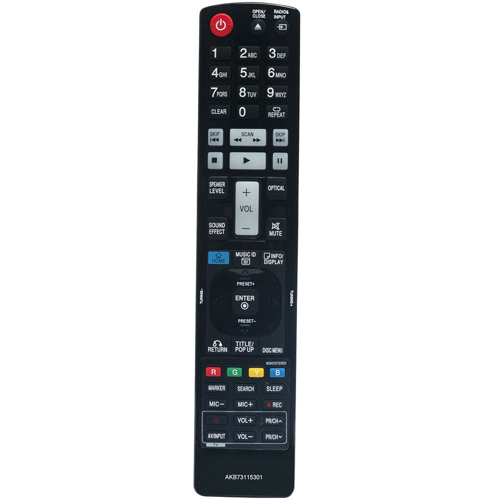 AKB73115301 Remote Replacement for LG TV HR536D HR558D HR559D