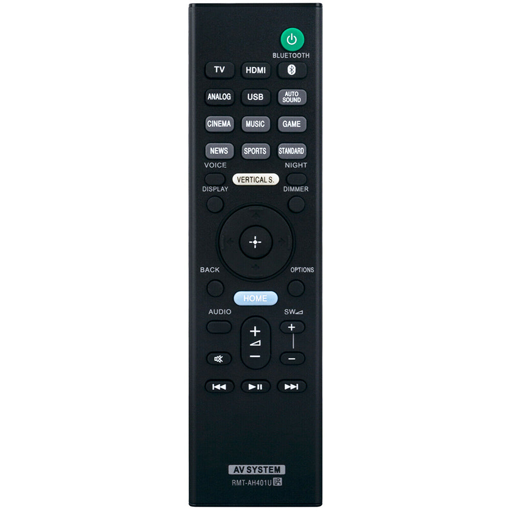 RMT-AH401U Remote Replacement for Sony Sound Bar HT-X9000F HTX9000F