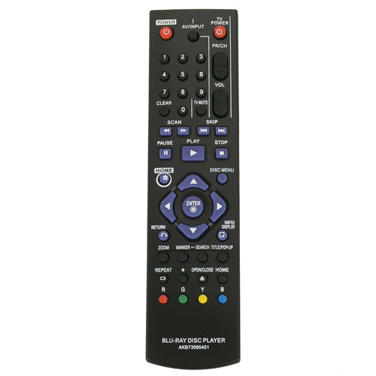 AKB73095401 Remote Replacement for LG Blu-Ray DISC Player BD550 BD611 BD620C