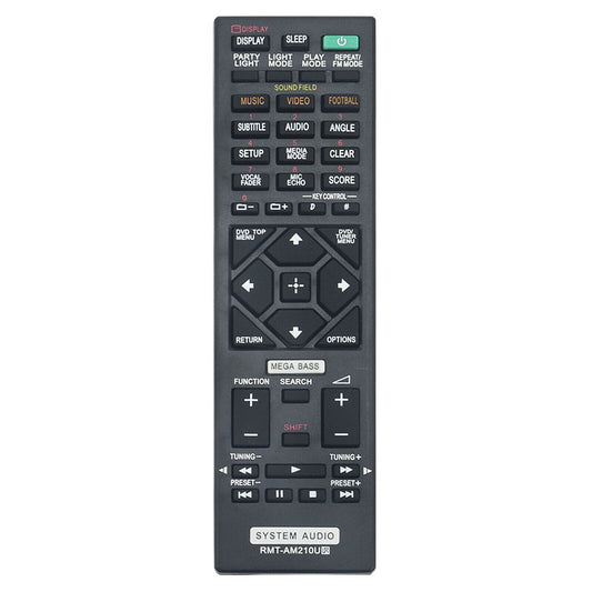RMT-AM210U Remote Replacement for Sony SHAKE-X10D SHAKE-X30D
