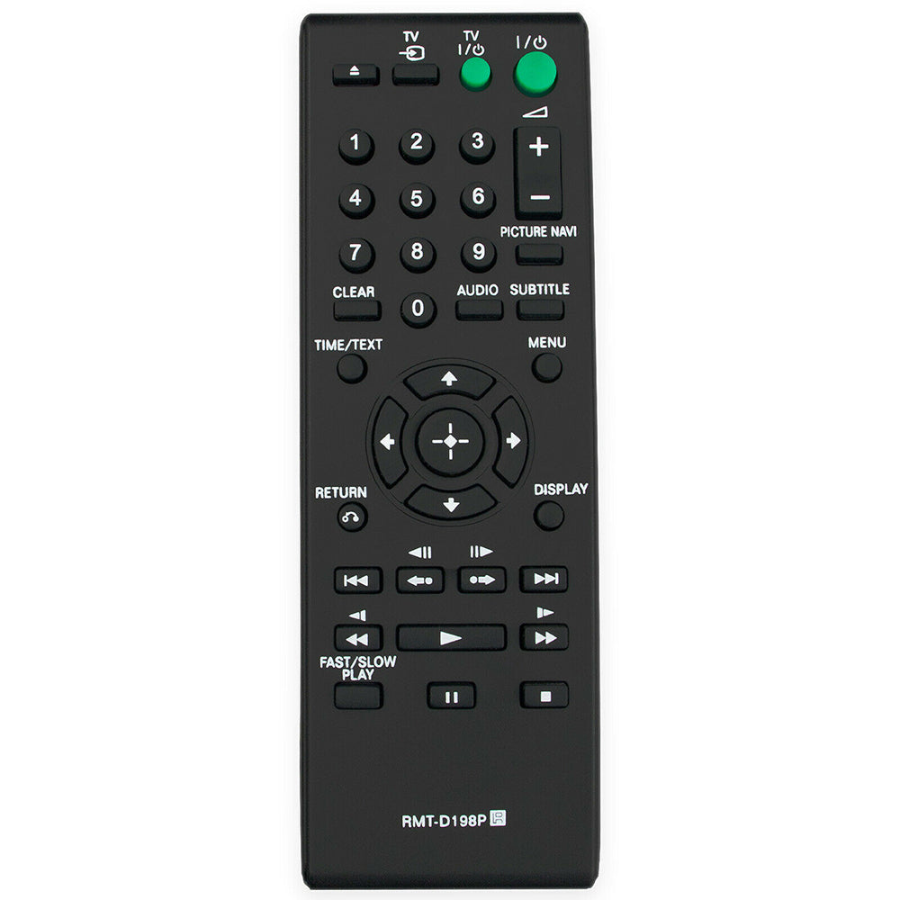 RMT-D198P RMTD198P Remote Replacement for Sony DVD Player