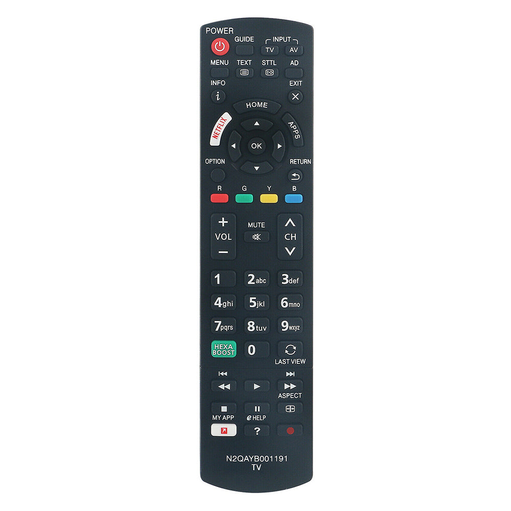 N2QAYB001191 Remote Replacement for Panasonic LCD LED TV