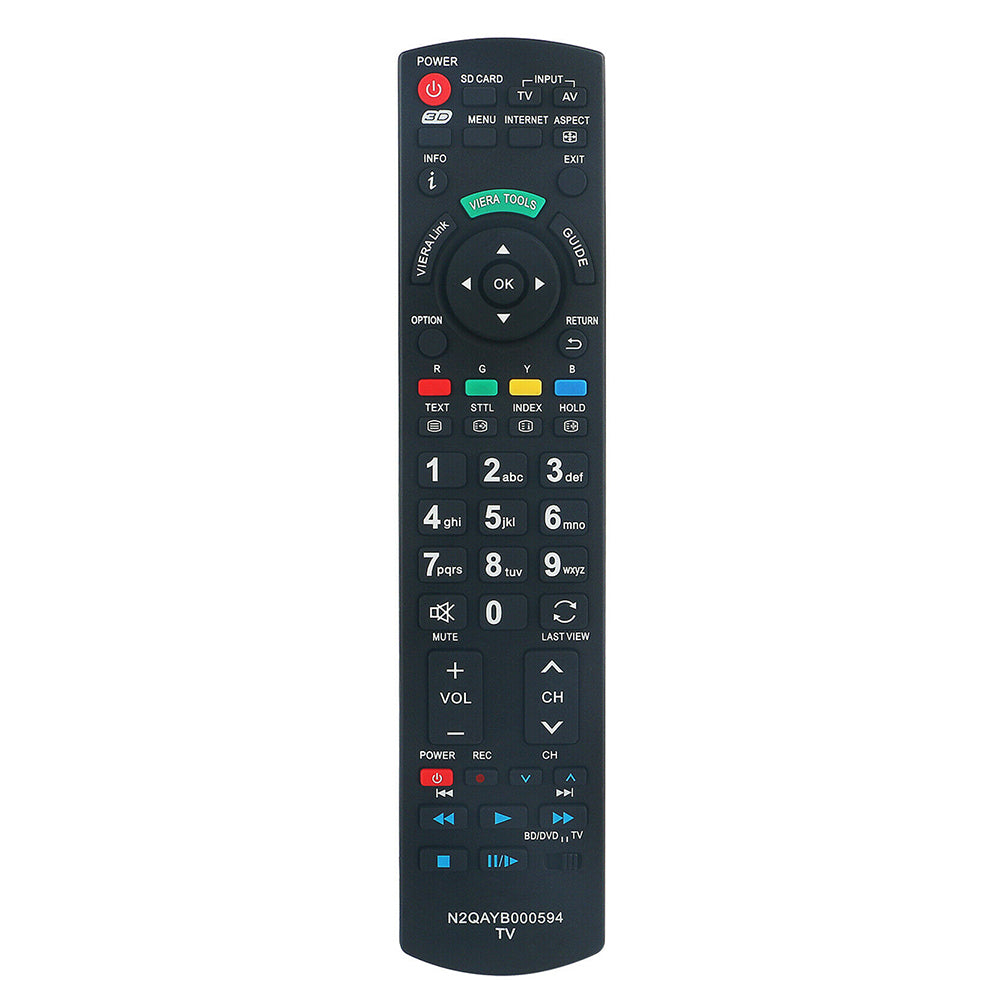 N2QAYB000594 Remote Replacement for Panasonic TV THP50VT30A